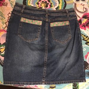 Lily Pulitzer denim skirt